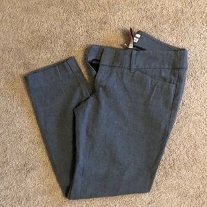 Gray stretch dress pants